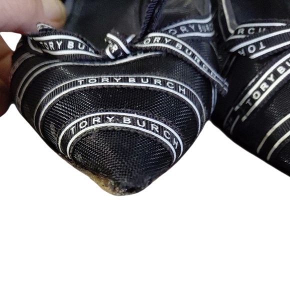 Tory Burch Penelope Navy Mesh Flats Size 8 - Picture 9 of 13